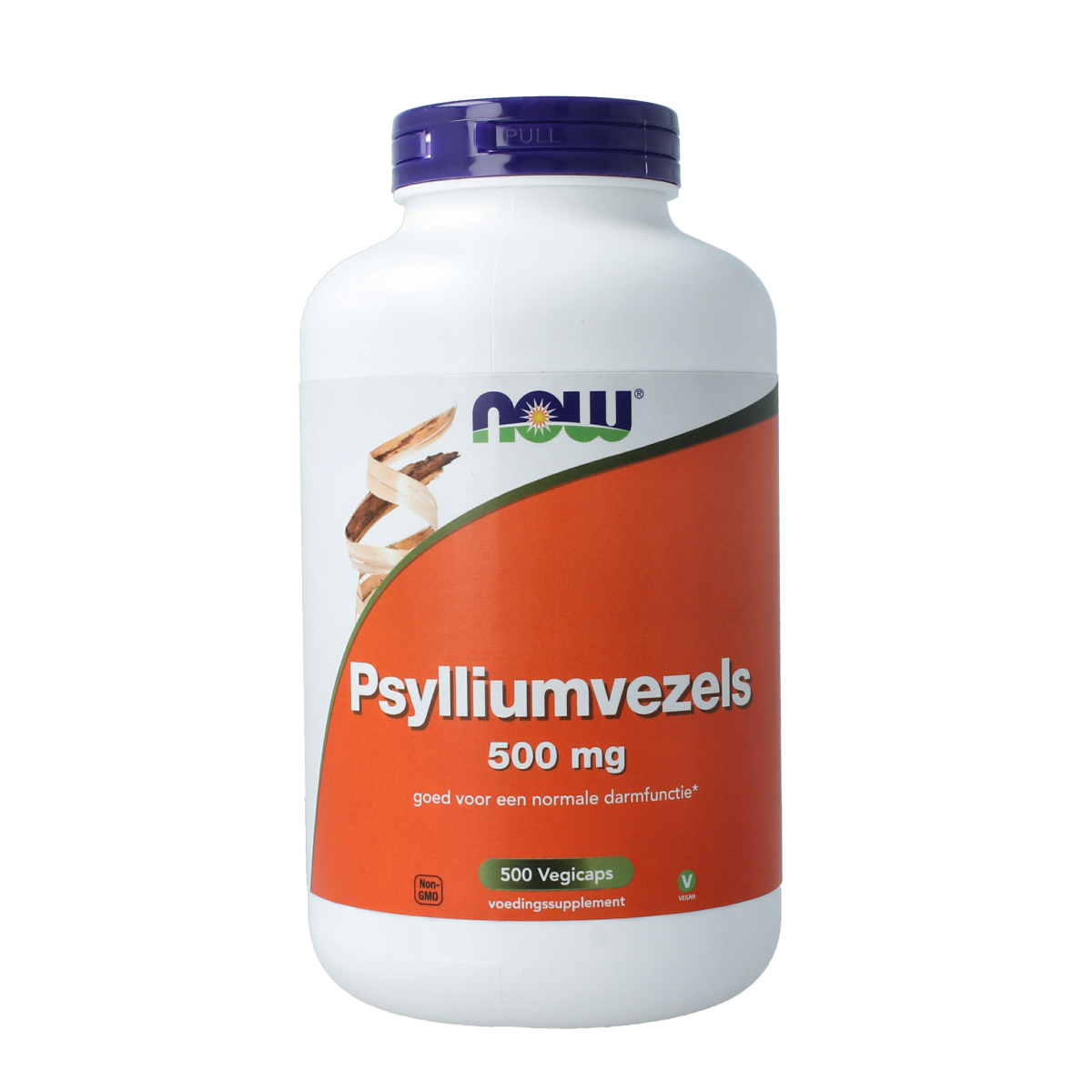 NOW Psylliumvezels 500mg 500.00 Vegetarische capsules