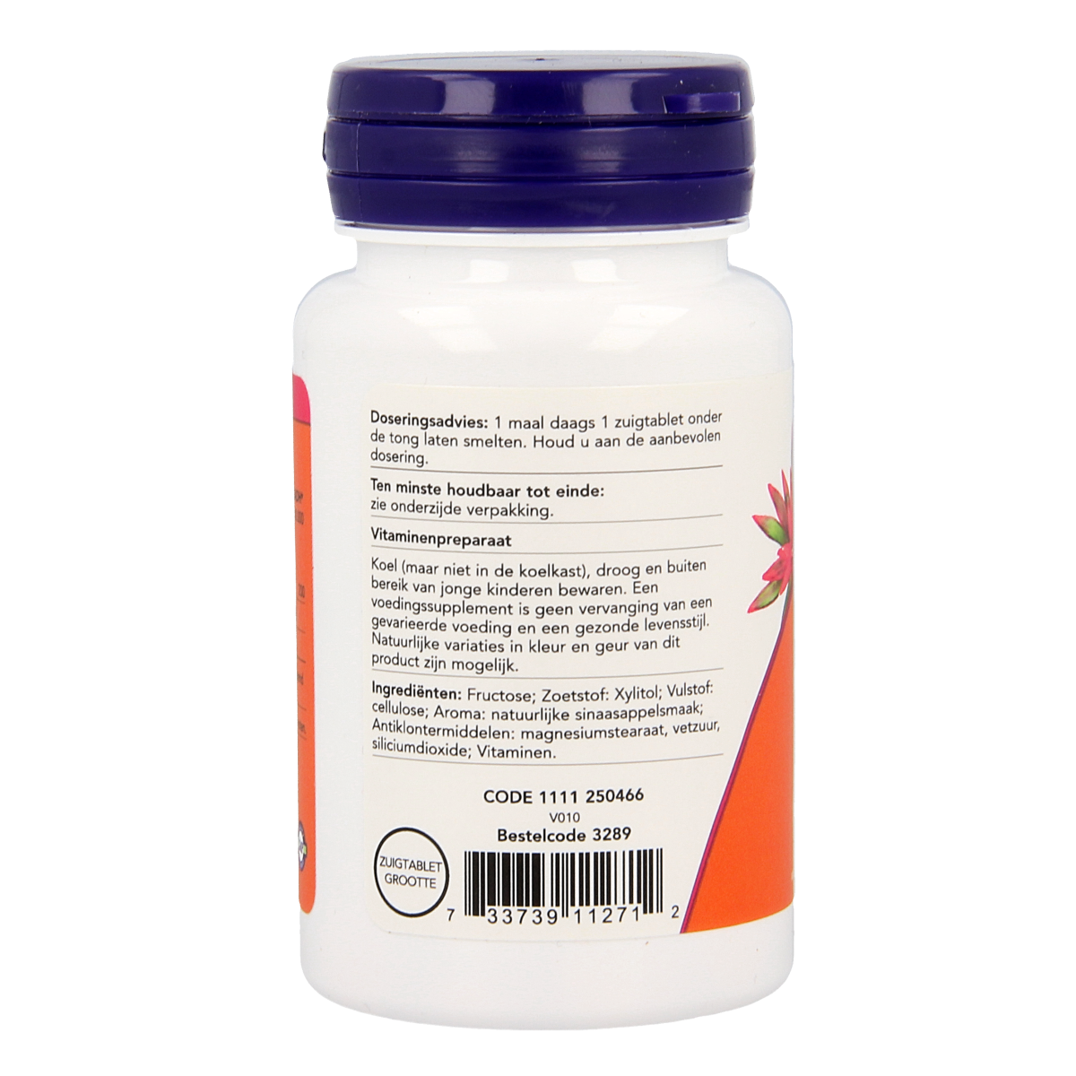 NOW Vitamine B12 actief 100.00 Zuigtabletten