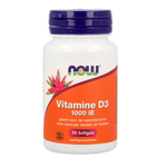 NOW Vitamine D3 1000IE 90.00 Softgels