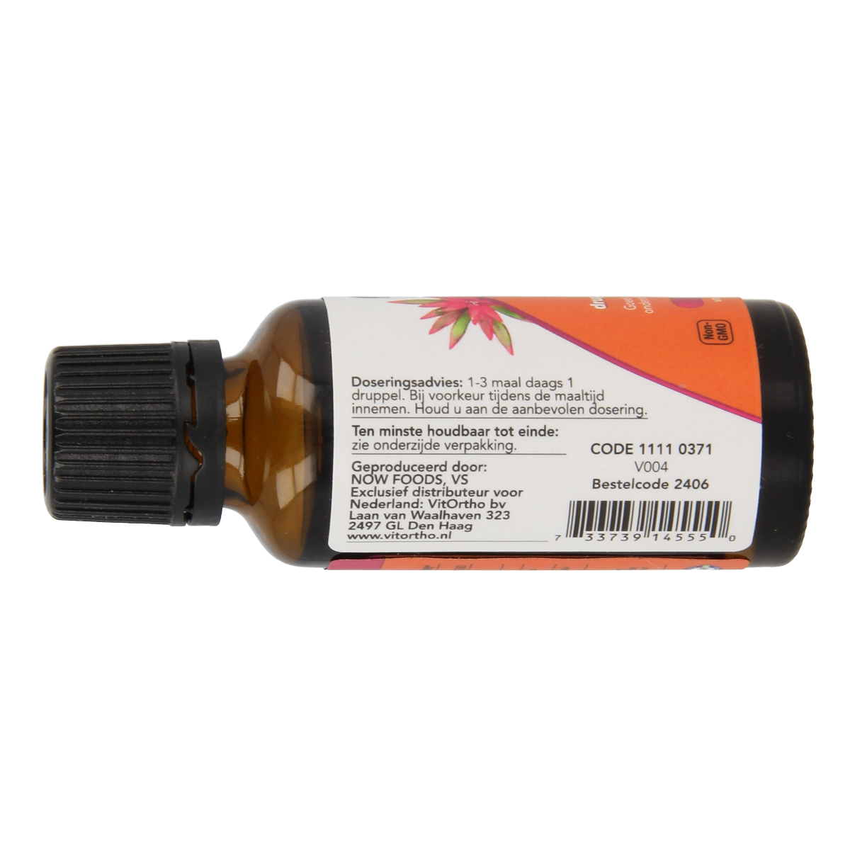 NOW Vitamine D3 druppels 1000IE 30.00 Milliliter