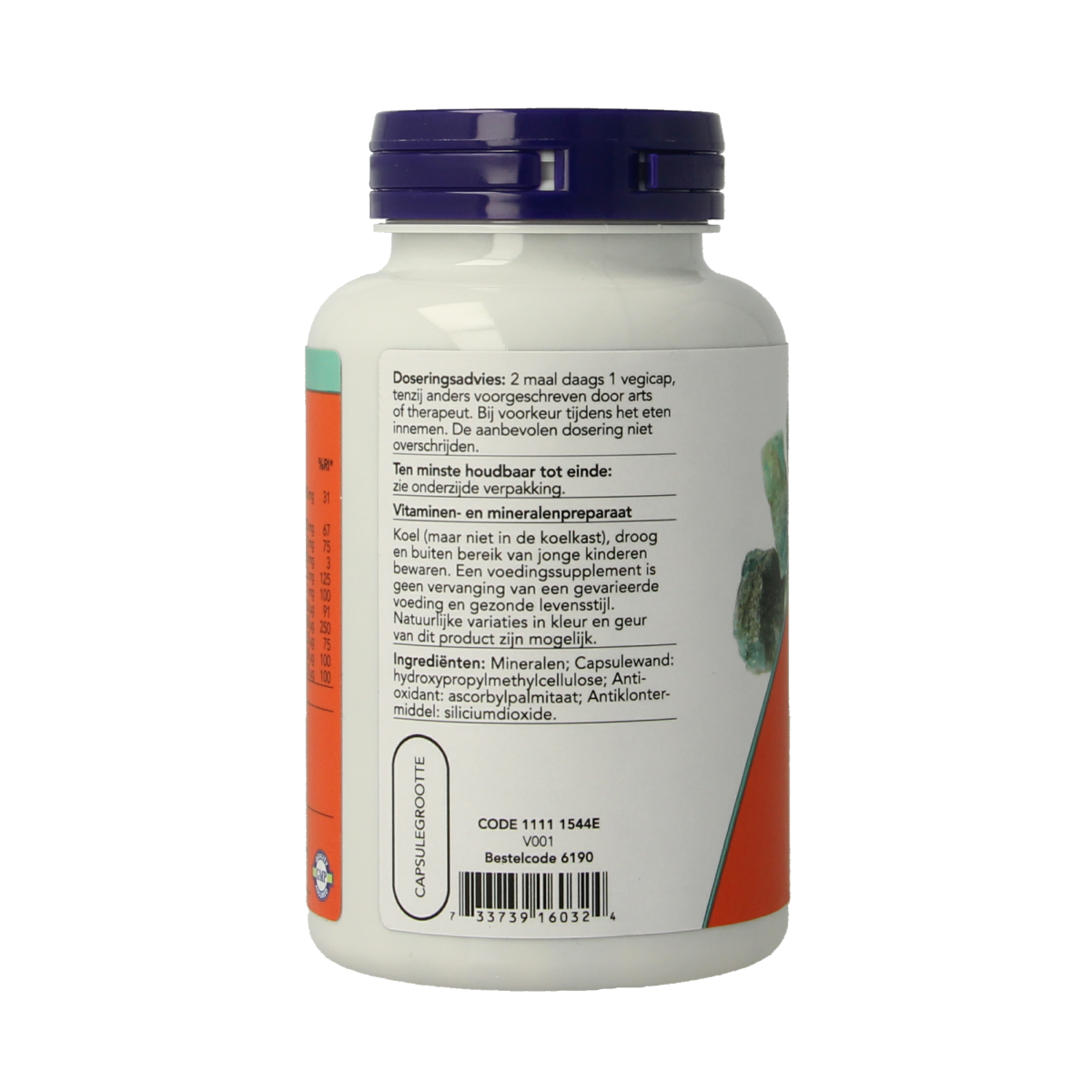 NOW Mineralen compleet 120.00 Vegetarische capsules