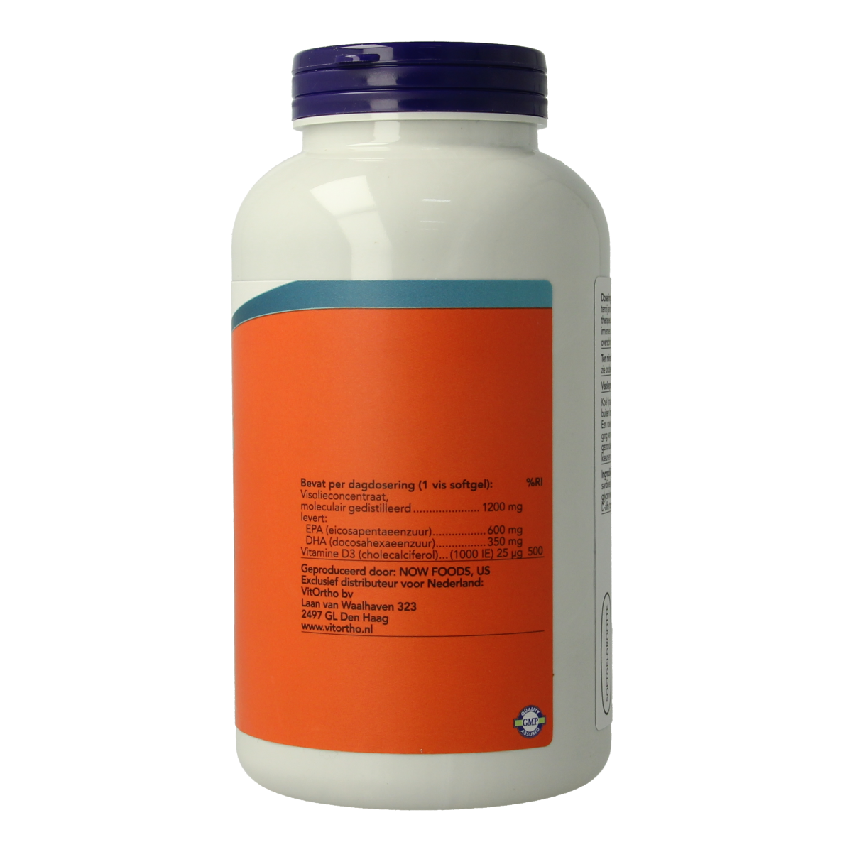 NOW Omega 3 max visolie D3 EPA DHA 180.00 Softgels