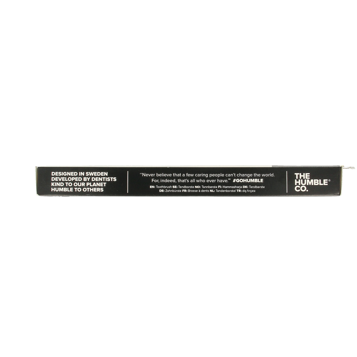 The Humble Co Tandenborstel bamboe -charcoal 1.00 Stuks