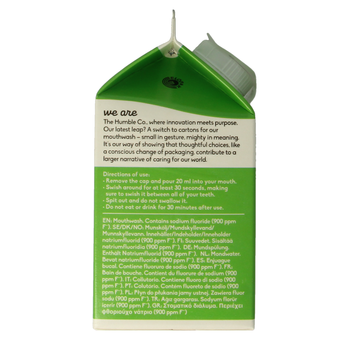 The Humble Co Mondwater fresh mint 500.00 Milliliter