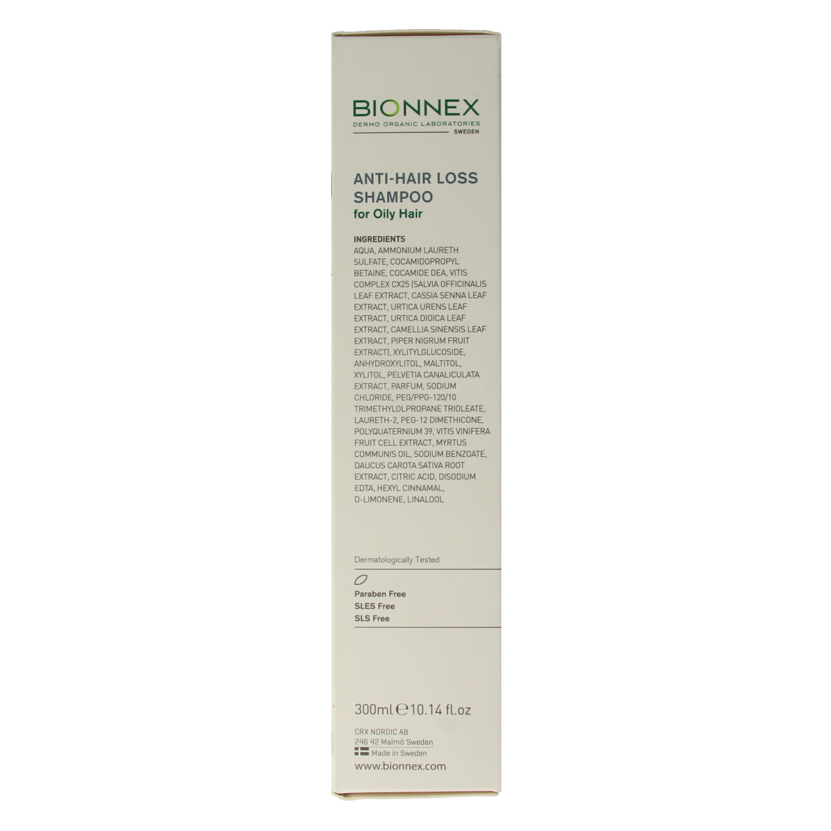 Bionnex Shampoo anti hair loss for oily hair 300.00 Milliliter