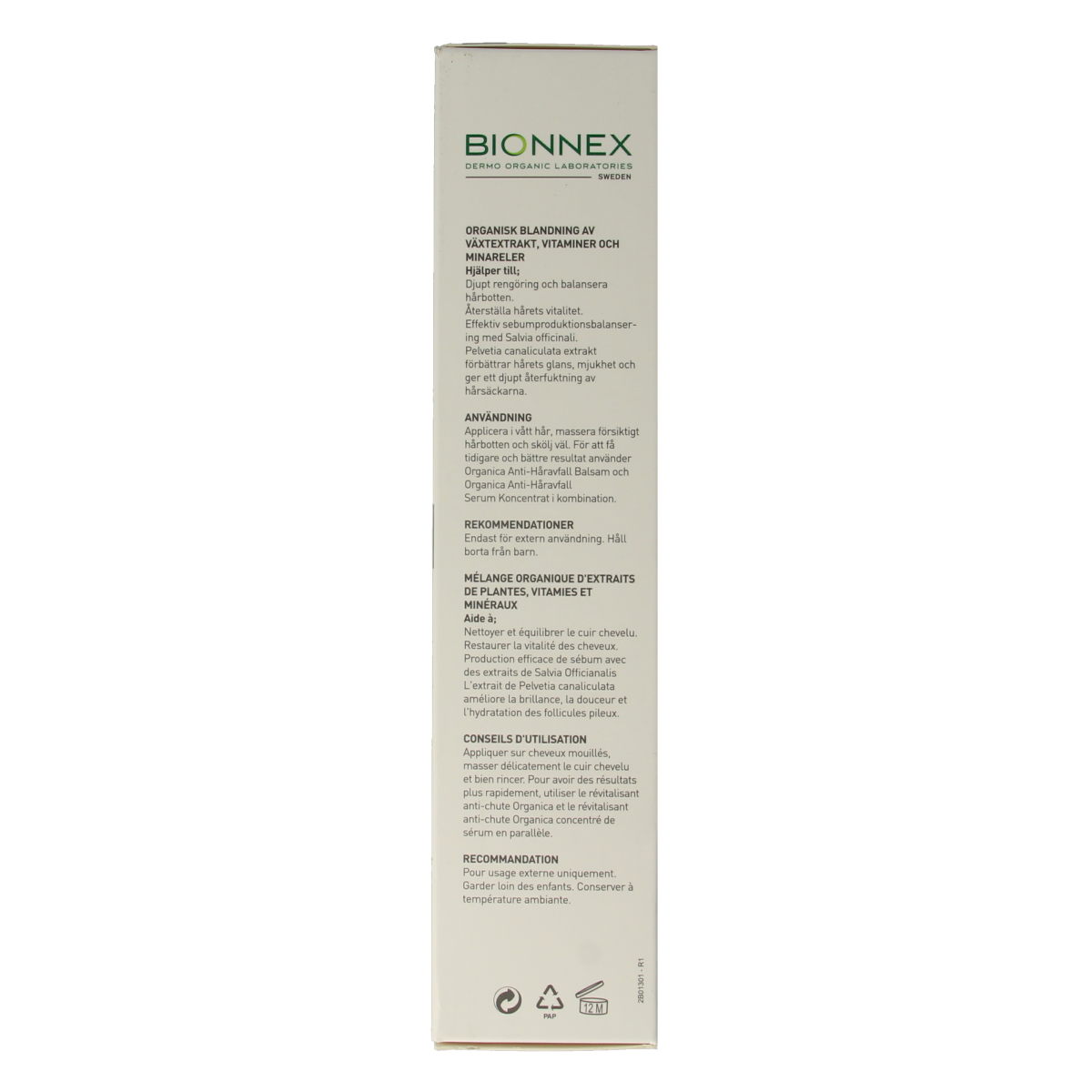 Bionnex Shampoo anti hair loss for oily hair 300.00 Milliliter