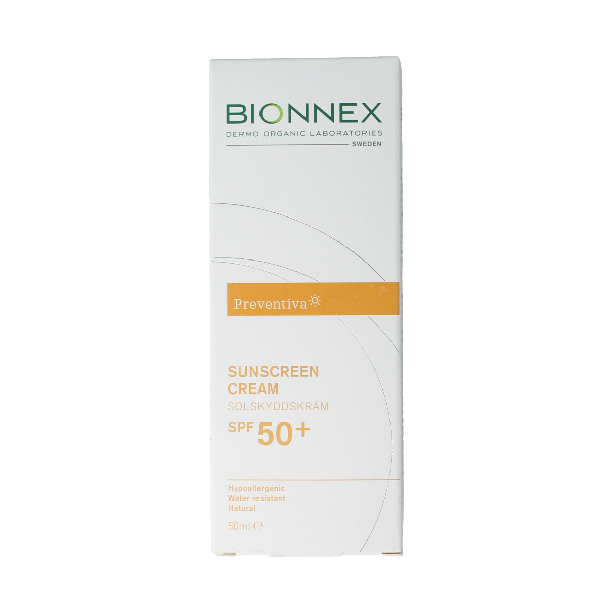 Bionnex Preventiva sunscreen SPF50+ cream 50.00 Milliliter