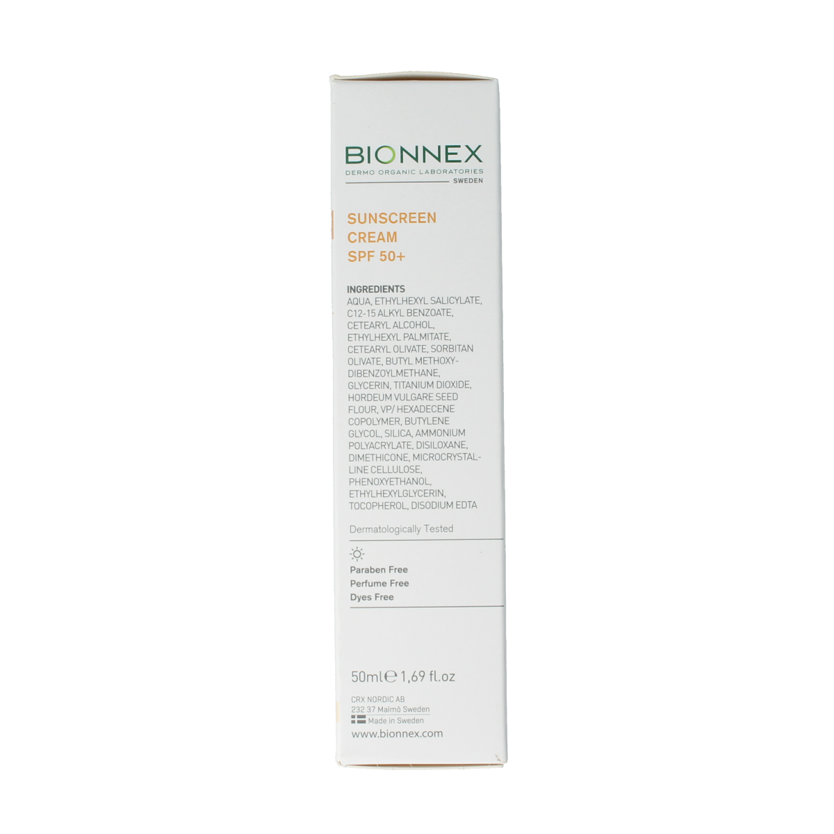 Bionnex Preventiva sunscreen SPF50+ cream 50.00 Milliliter