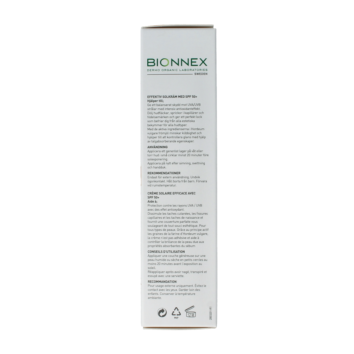 Bionnex Preventiva sun tinted SPF50 50.00 Milliliter