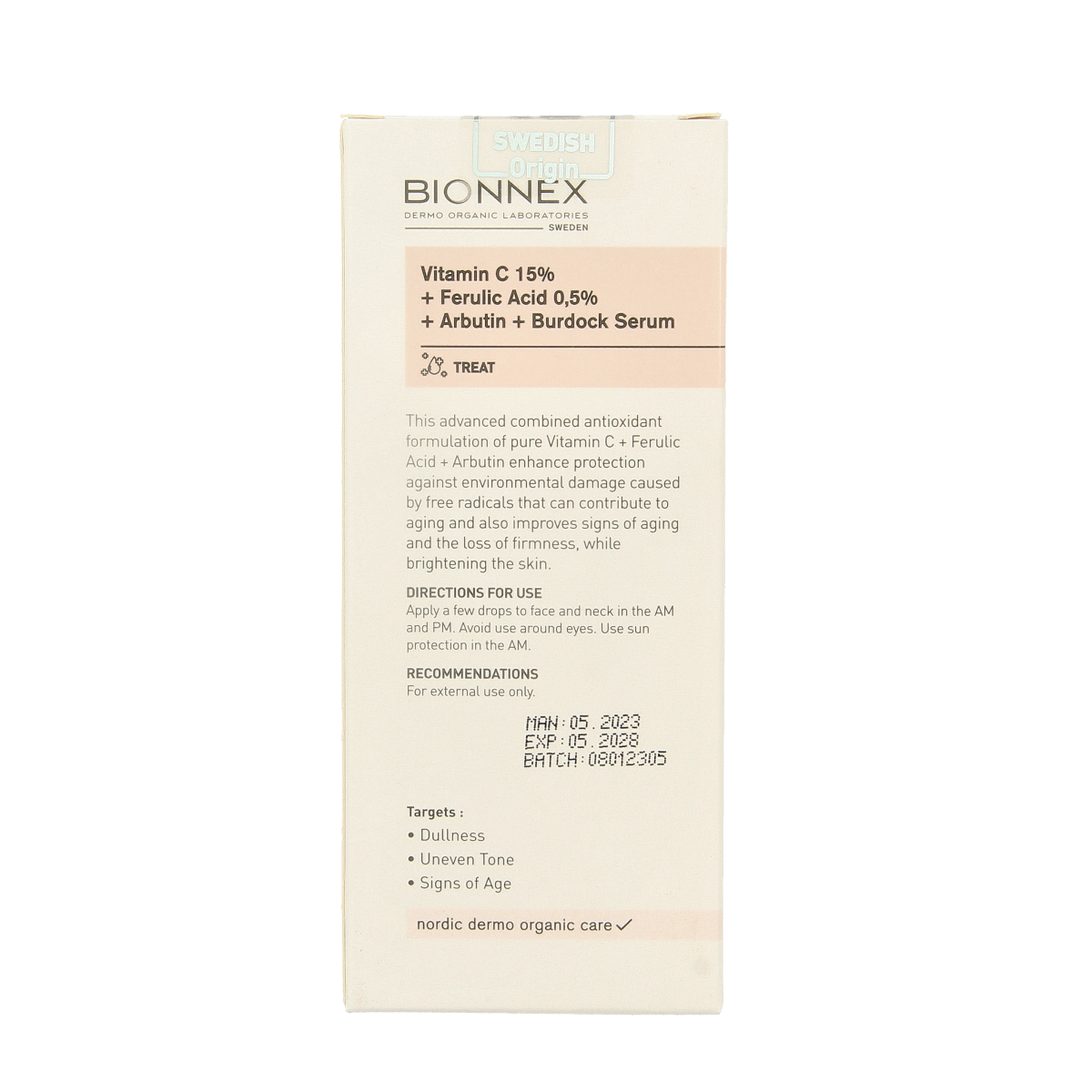 Bionnex Nordea serum vitamin C 30.00 Milliliter