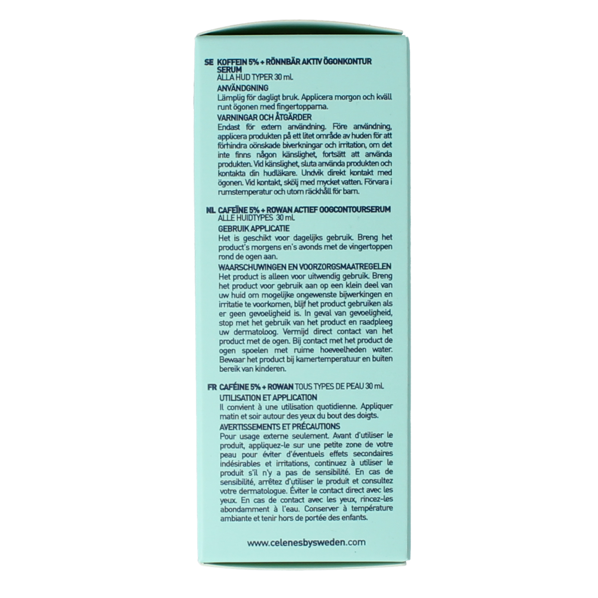 Celenes Cafeine 5% + rowan berries serum 30.00 Milliliter