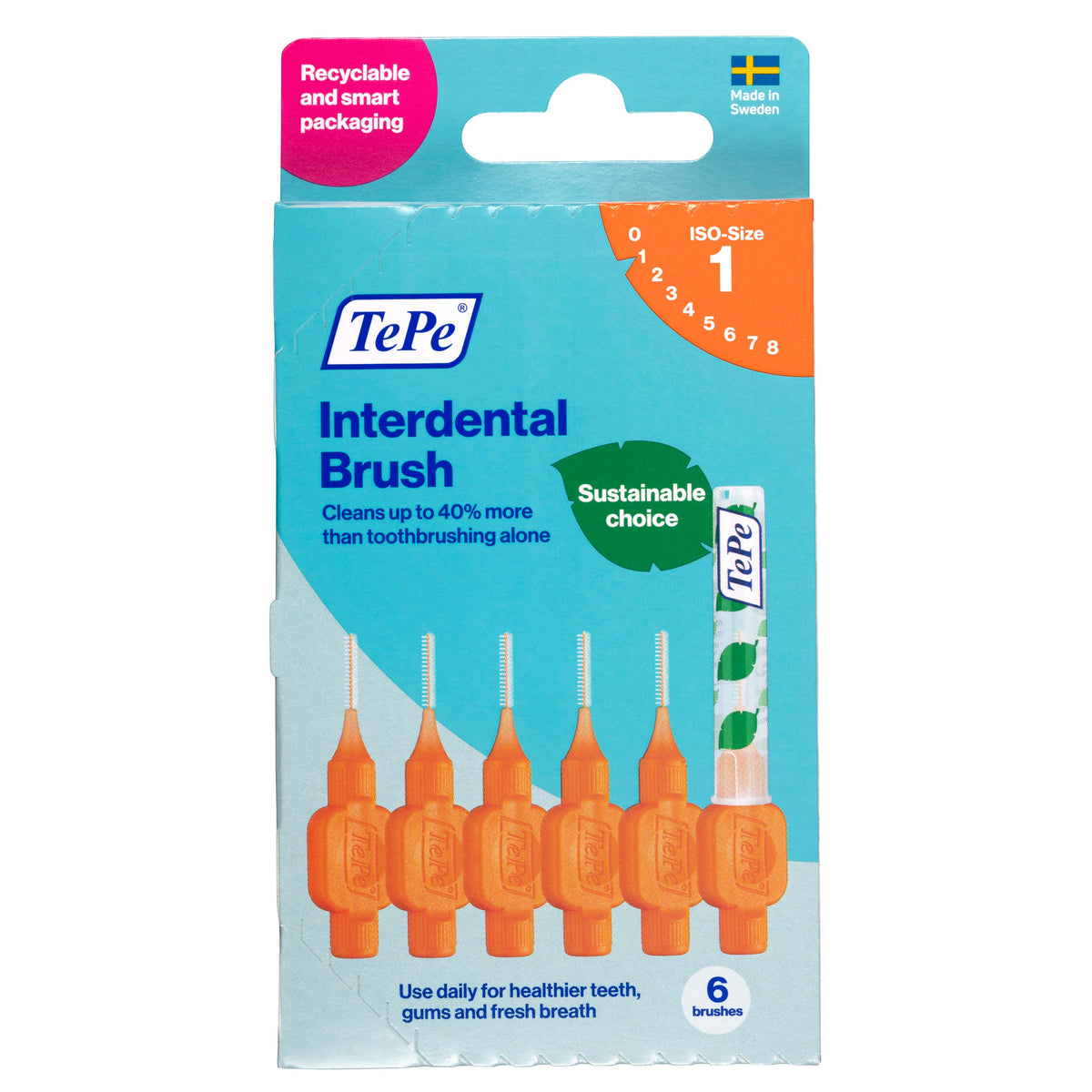 TePe Interdentale ragers original oranje 0,45mm maat 1 6.00 Stuks
