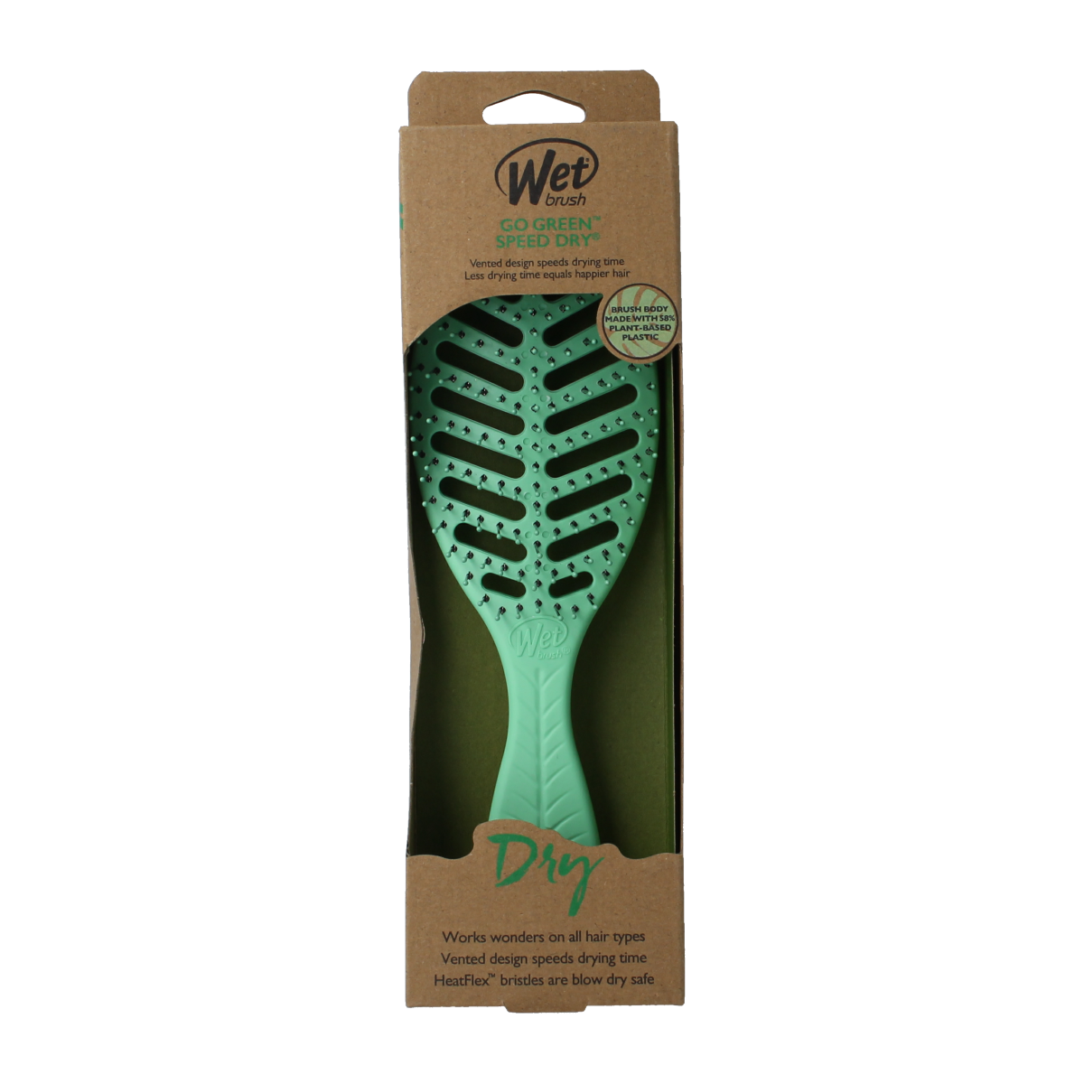 Wet Brush Go green speed dry green 1.00 Stuks