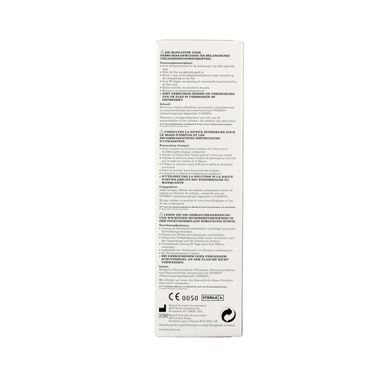 Bausch & Lomb ReNu MPS 240.00 Milliliter