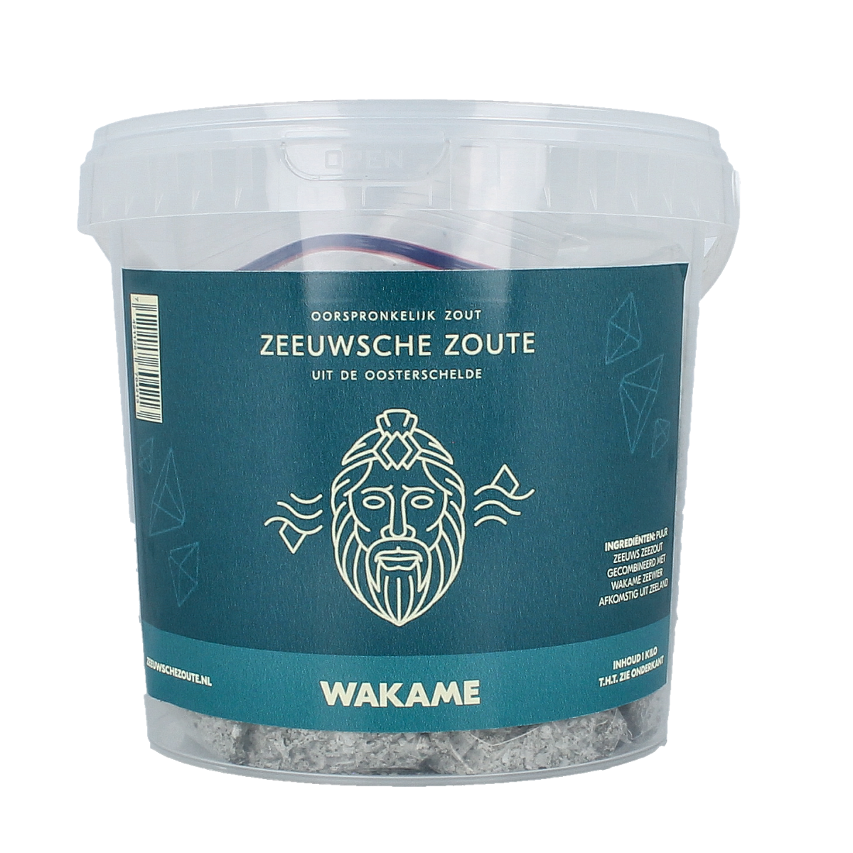 Zeeuwsche Zoute Zout met wakame in emmer 1.00 Kilogram