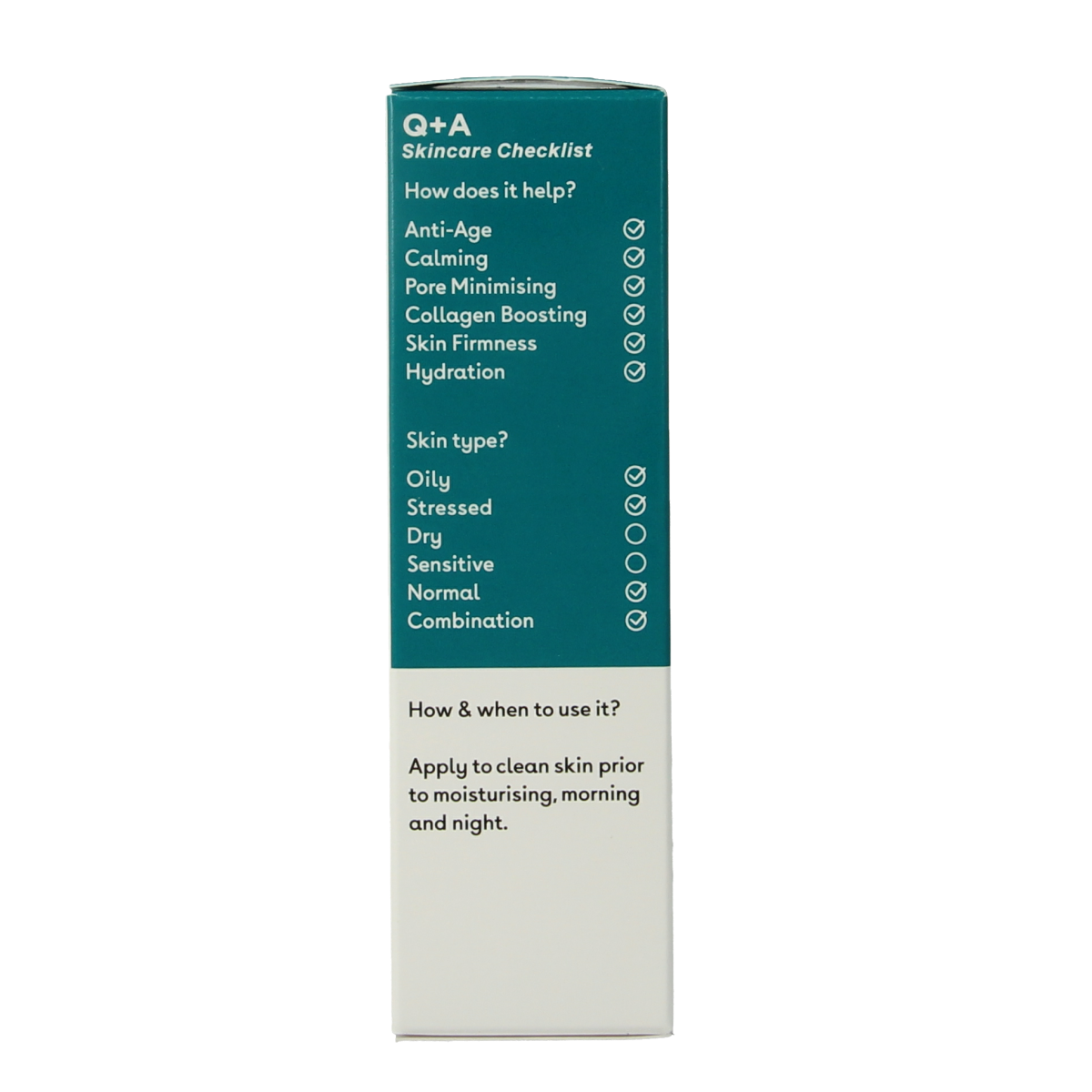 Q+A Zinc PCA facial serum 30.00 Milliliter