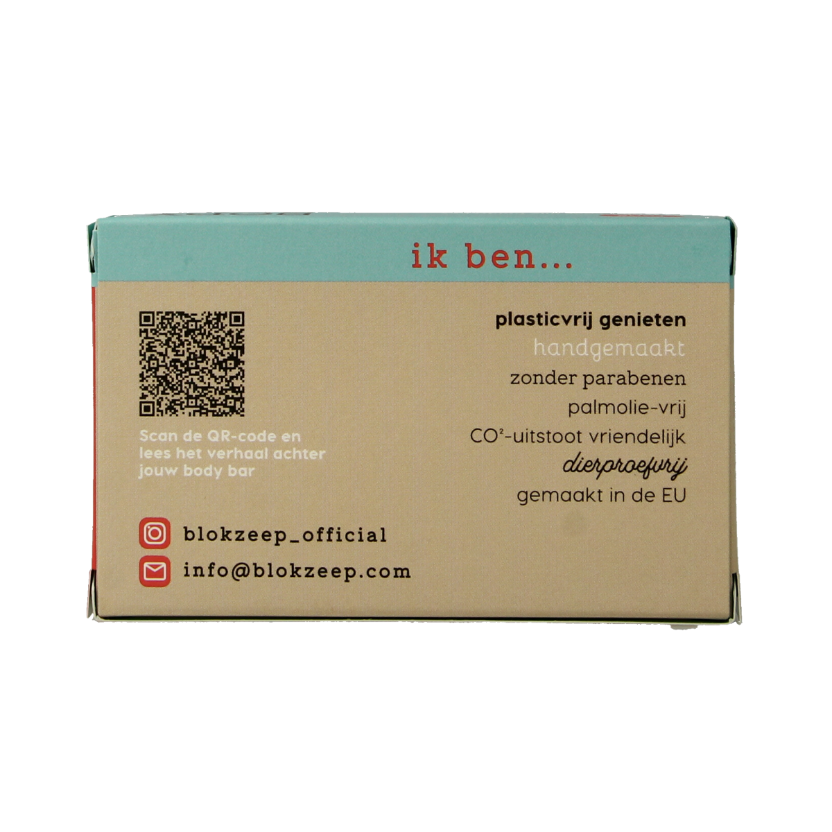 Blokzeep Body bar roos 100.00 Gram