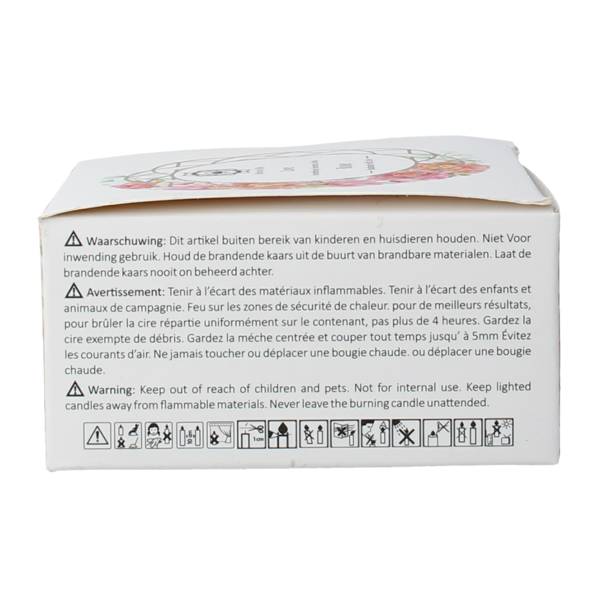 Bolsius Gemstone candle love rose 70.00 Gram
