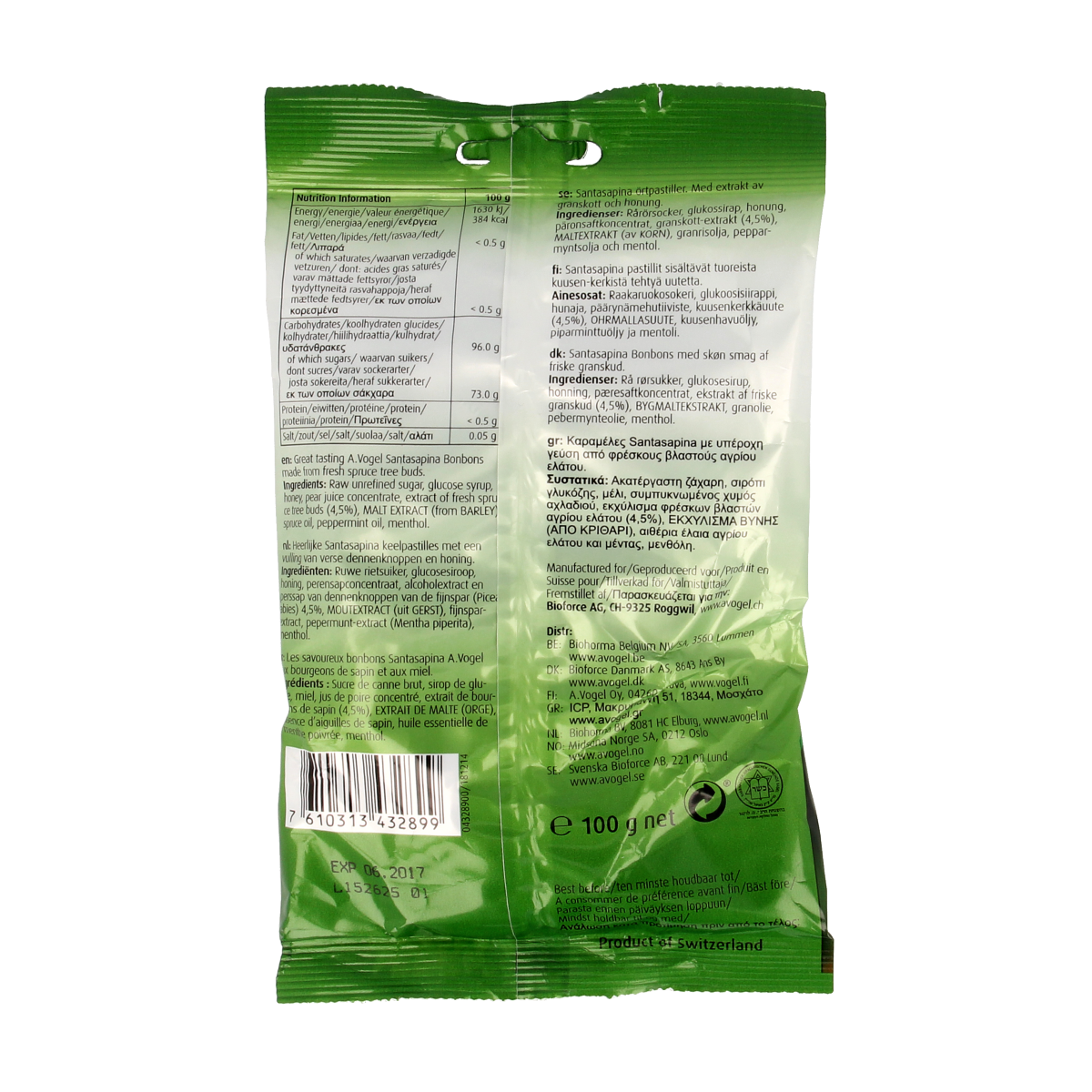 A Vogel Santasapina pastilles 100.00 Gram