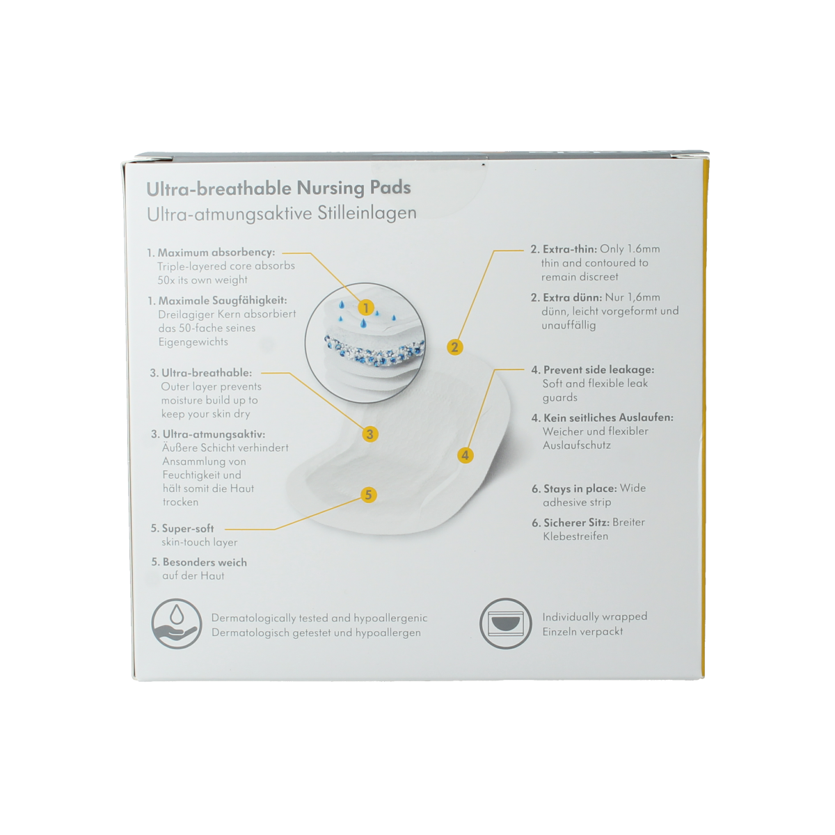 Medela Zoogcompressen ultra ademend 60.00 Stuks