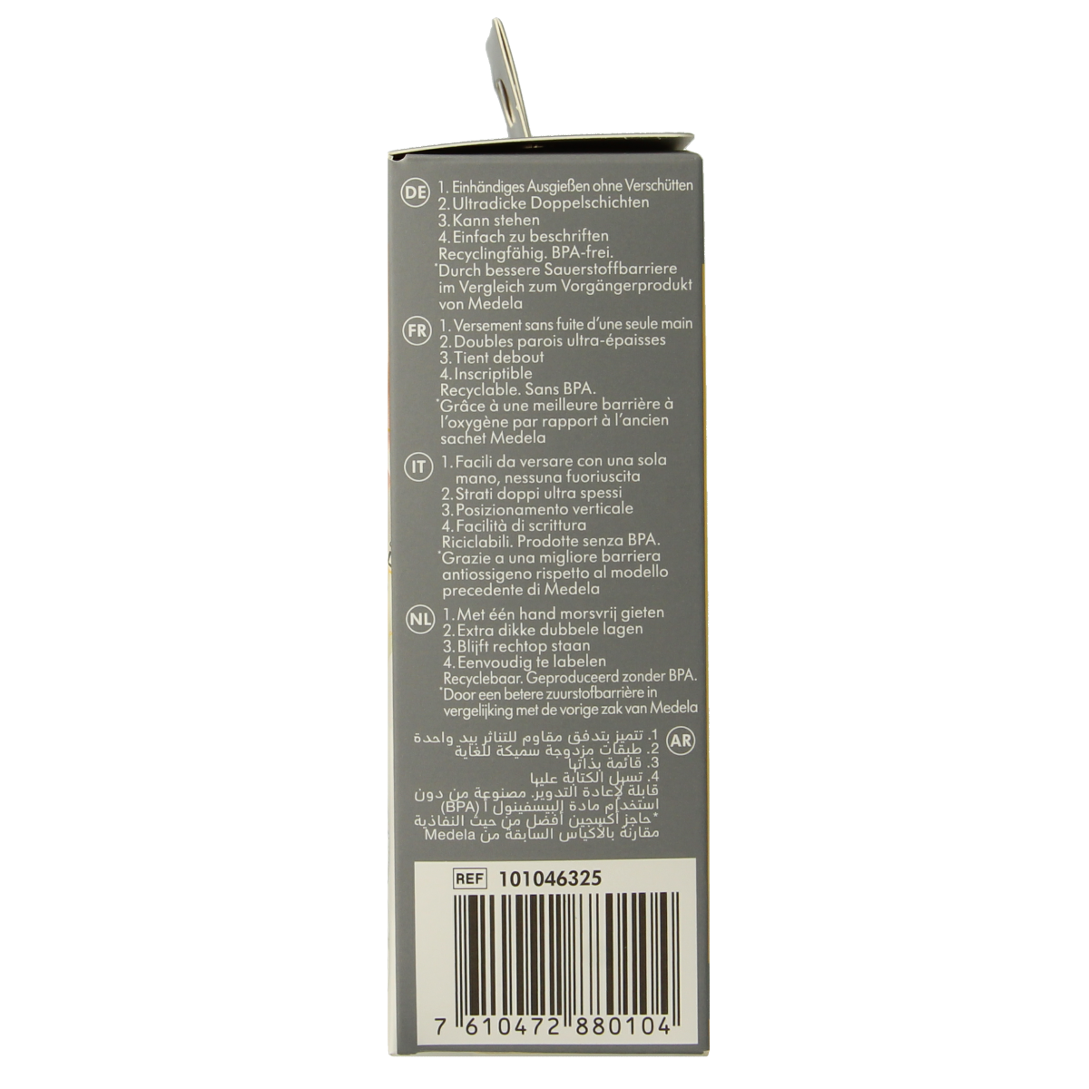 Medela Moedermelk bewaarzakjes 210ml 25.00 Stuks
