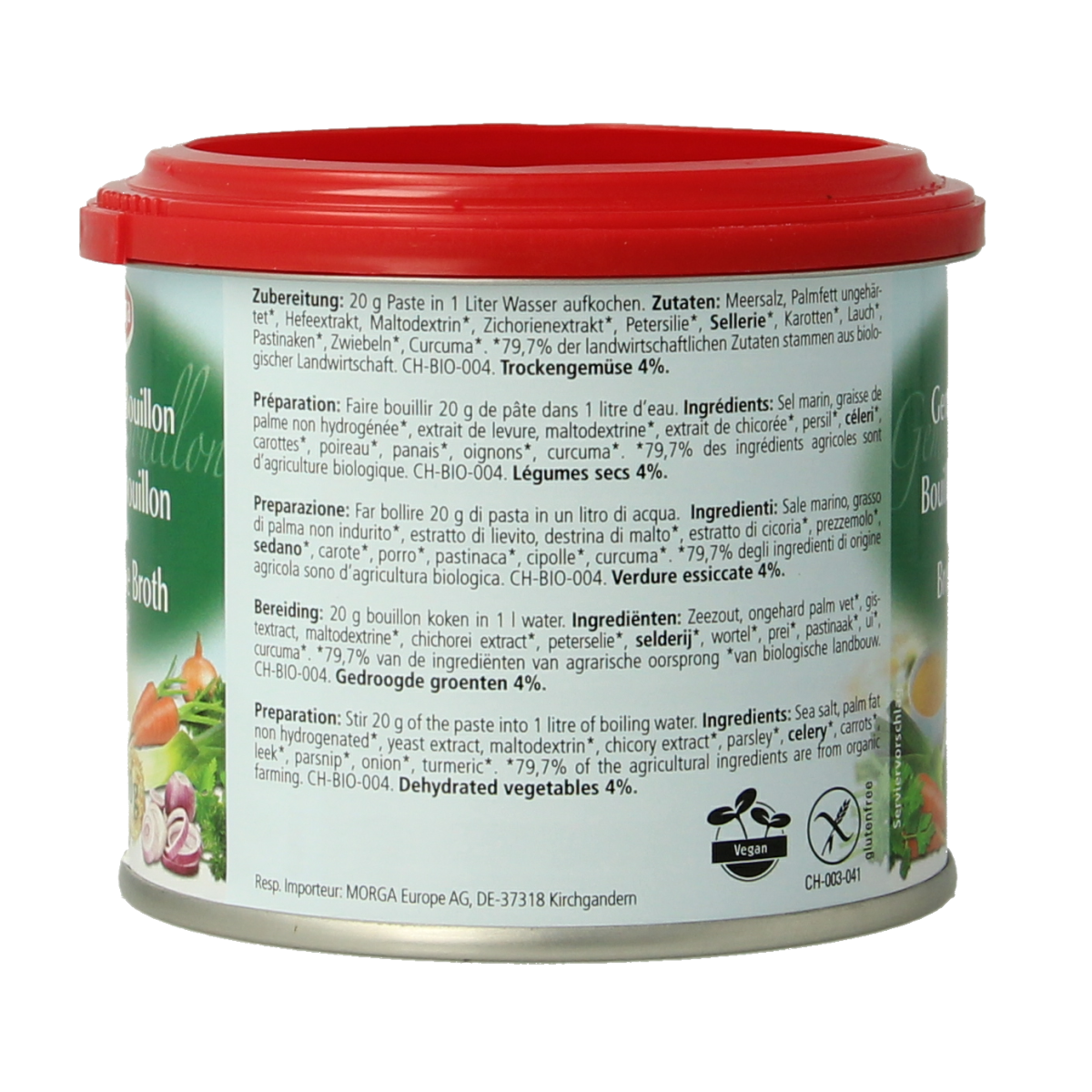 Morga Groentebouillon pasteus 200.00 Gram
