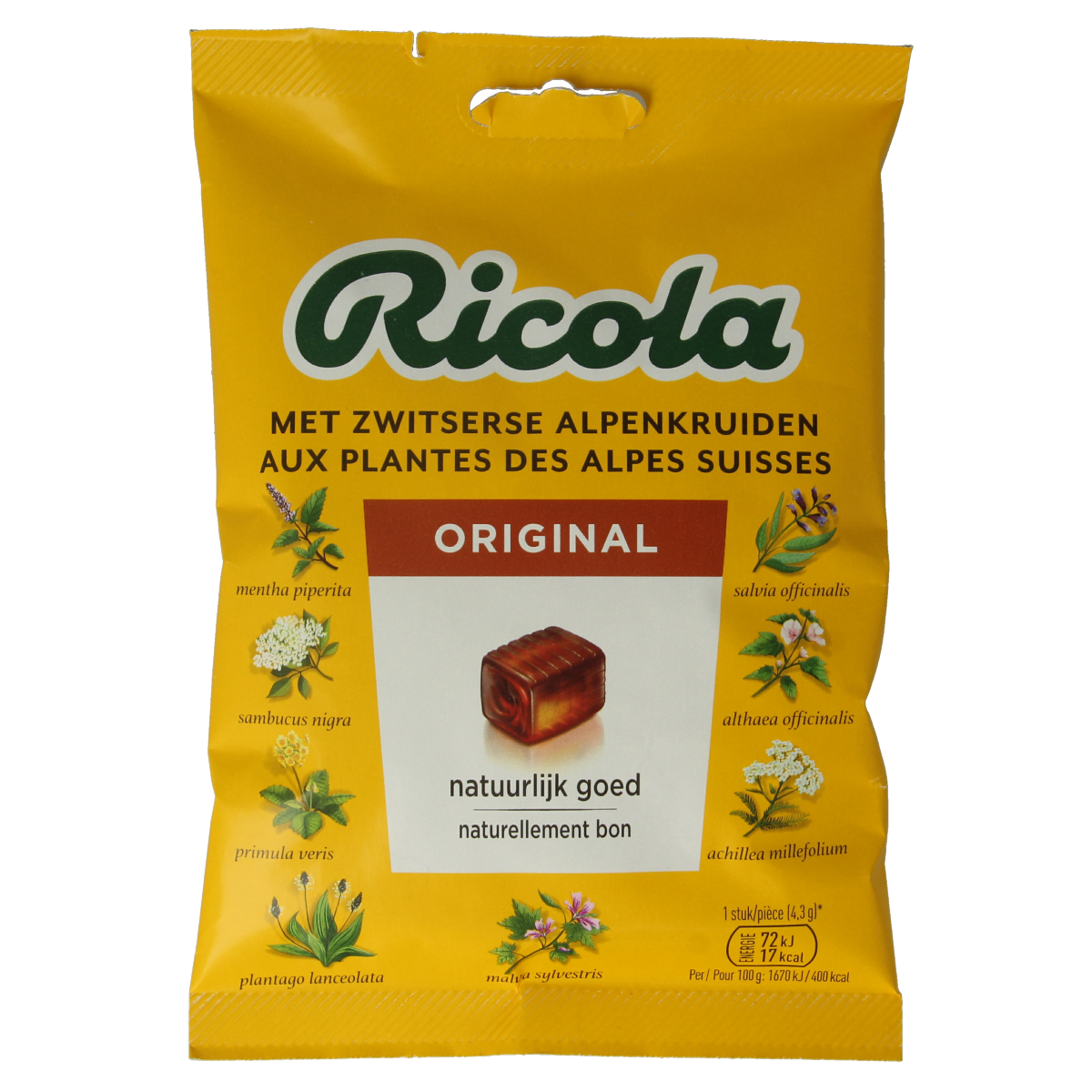 Ricola Original zakje 75.00 Gram
