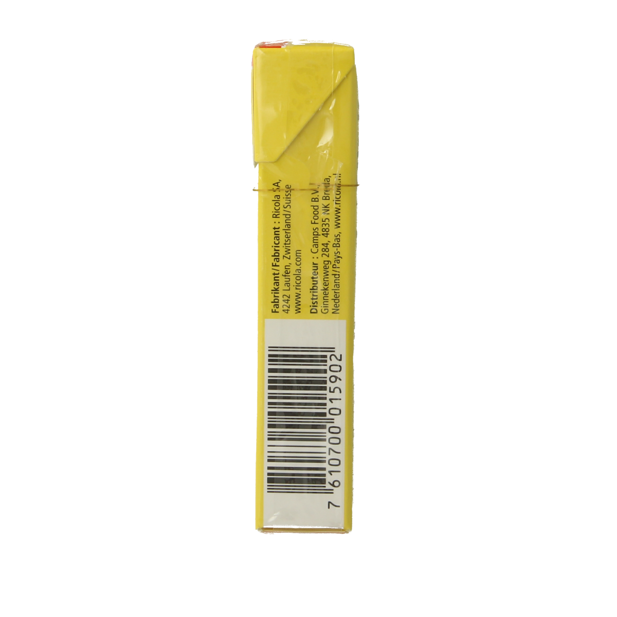 Ricola Citroen munt suikervrij doosje 50.00 Gram