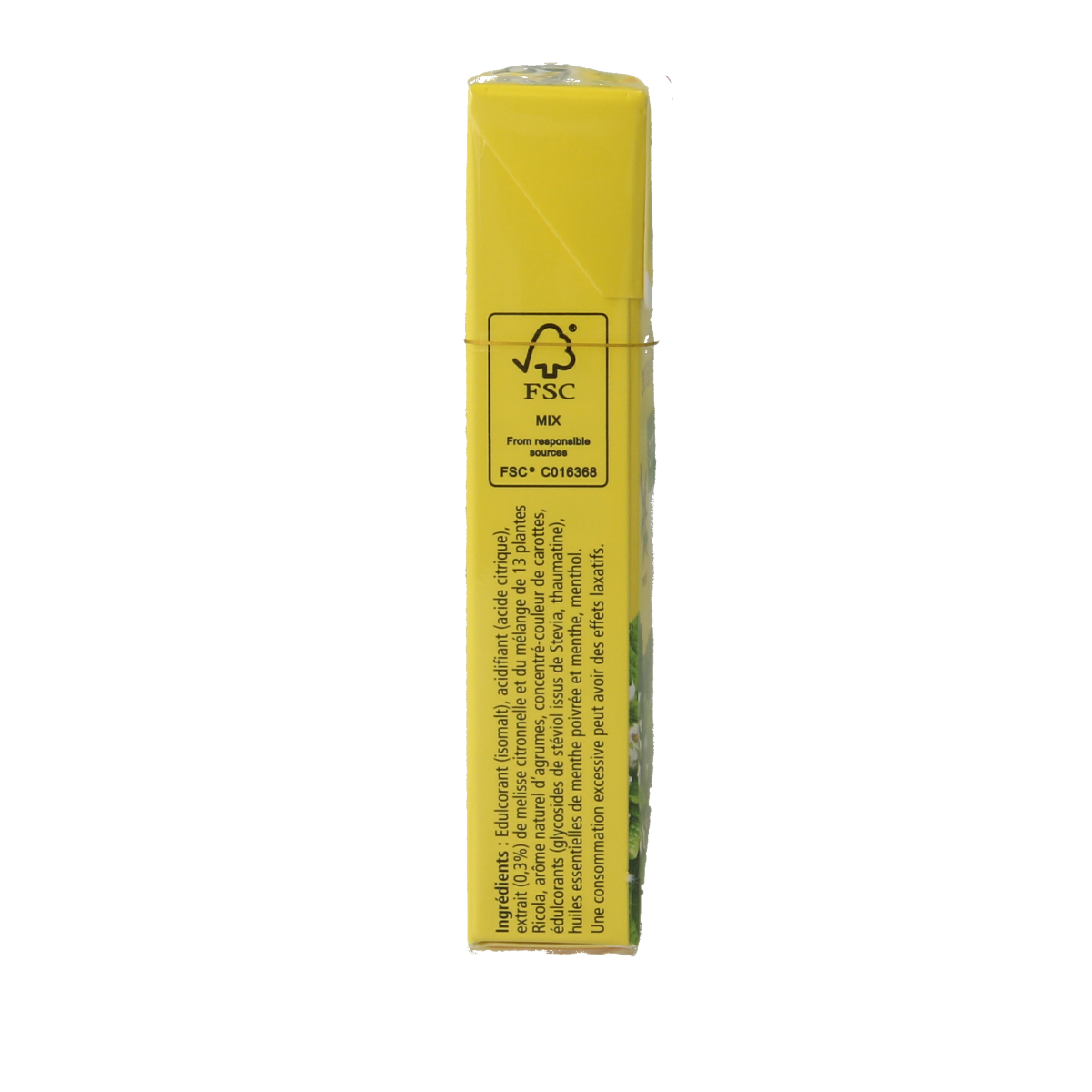 Ricola Citroen munt suikervrij doosje 50.00 Gram