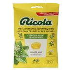 Ricola Citroen munt suikervrij 75.00 Gram