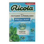 Ricola Fresh mint suikervrij doosje 50.00 Gram