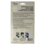 Hagerty Microfiber gloves stainless steel 1.00 Stuks