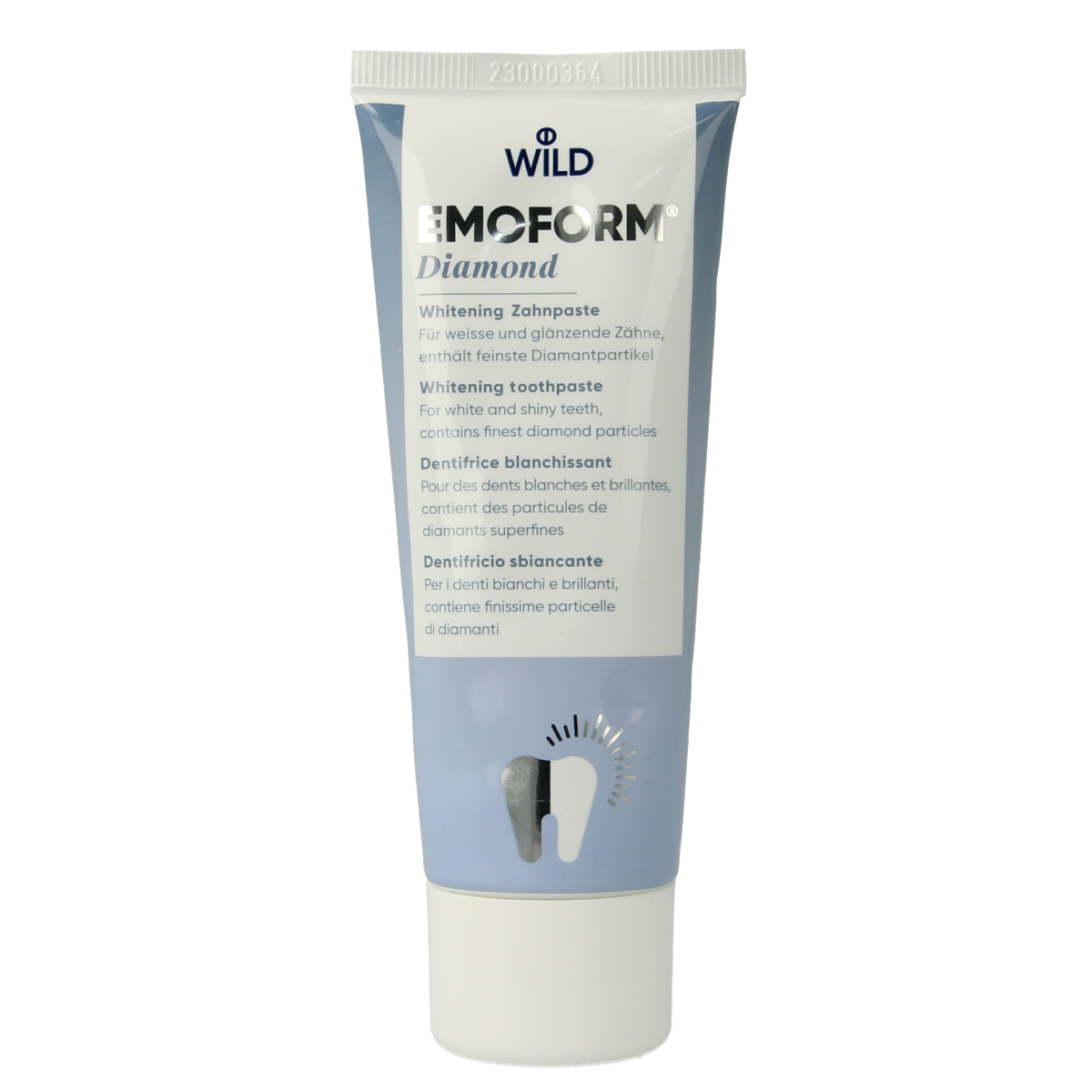 Emoform Tandpasta diamond whitening met fluoride 75.00 Milliliter