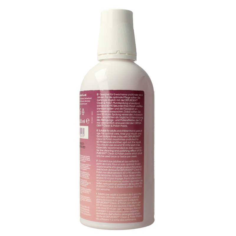 Wild  Depurdent clean & polish mondwater 500 Milliliter