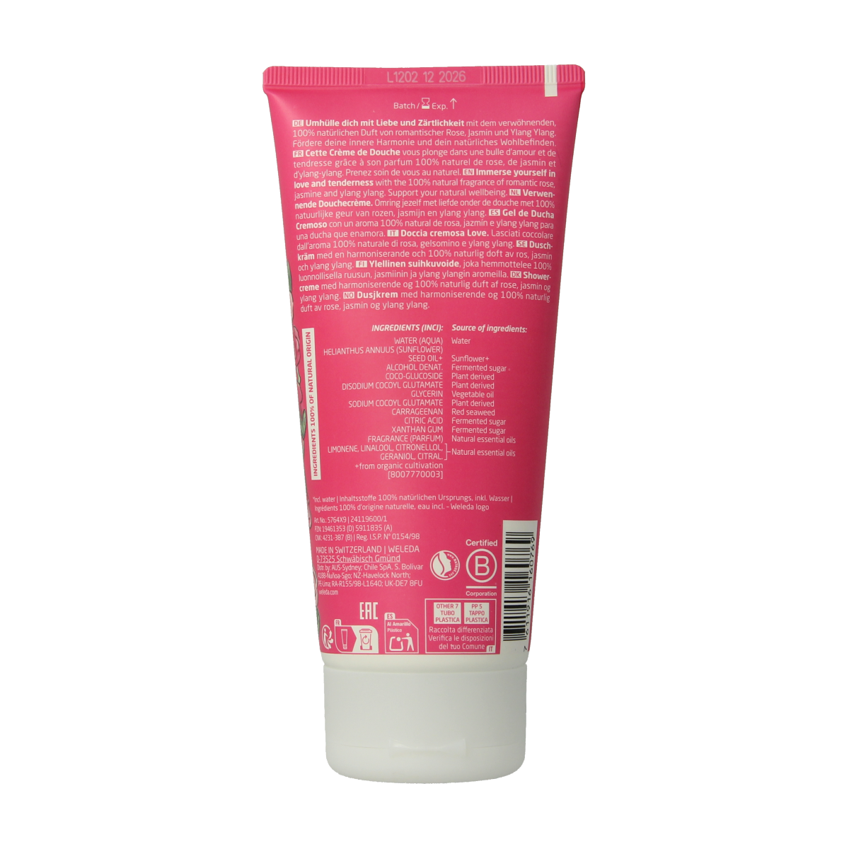 Weleda Love douchecreme 200.00 Milliliter