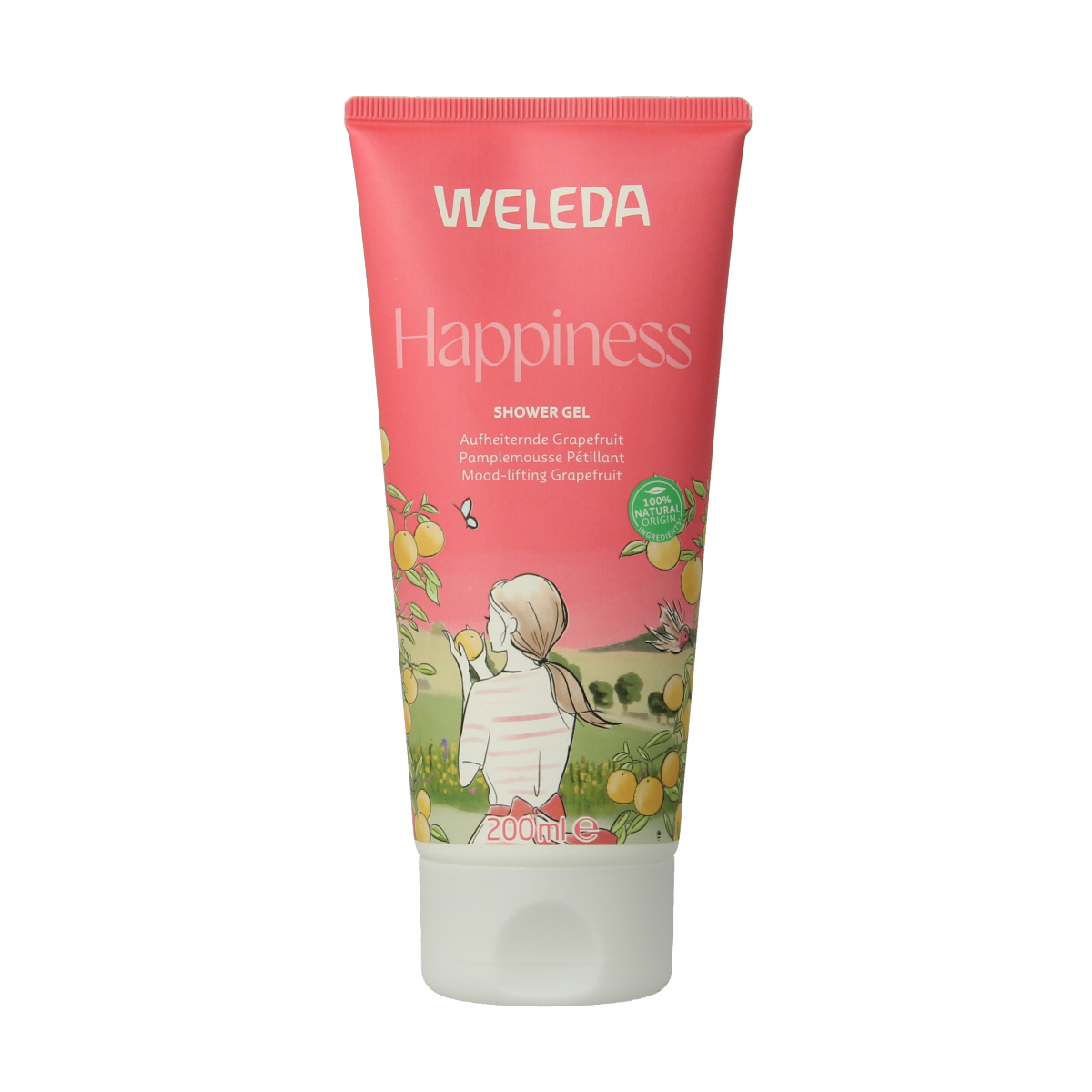 Weleda Happiness douchegel limited edition 200.00 Milliliter