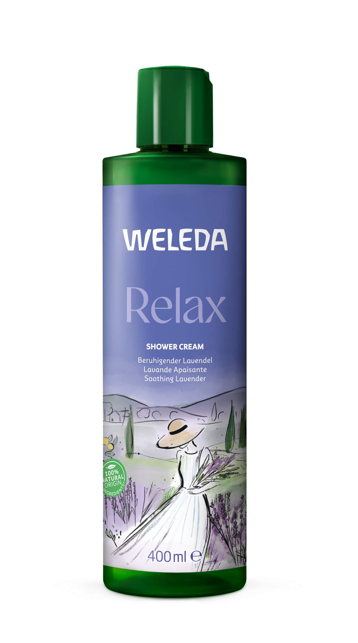Weleda Relax douchecreme lavendel bio 400.00 Milliliter