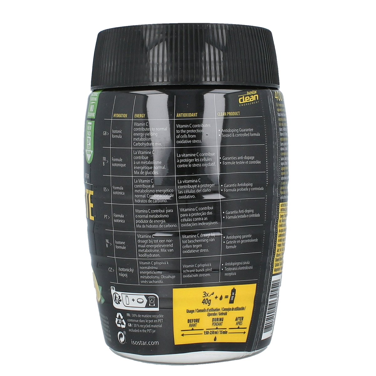Isostar Hydrate & perform lemon 400.00 Gram