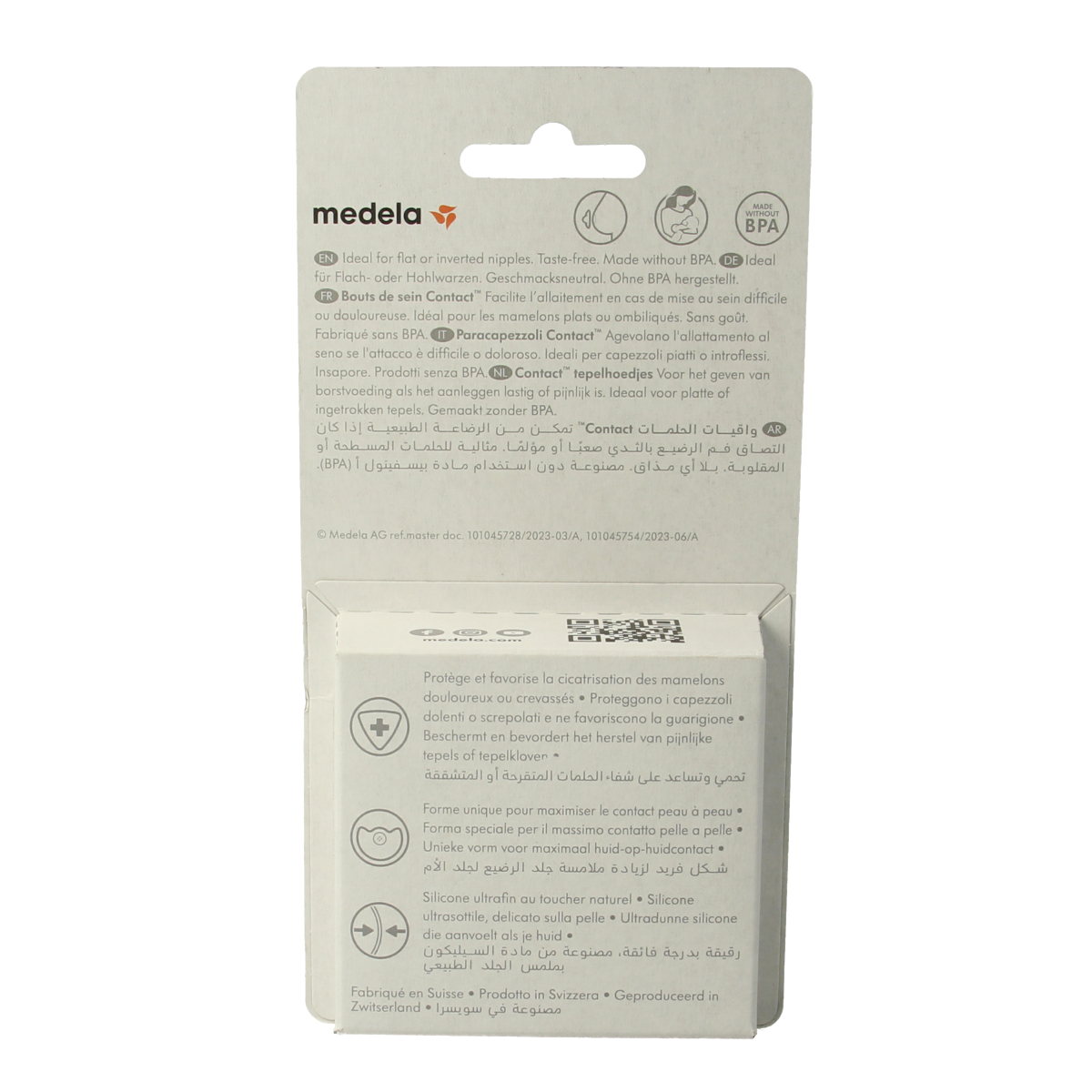 Medela Contact tepelhoedjes maat L 1.00 Paar