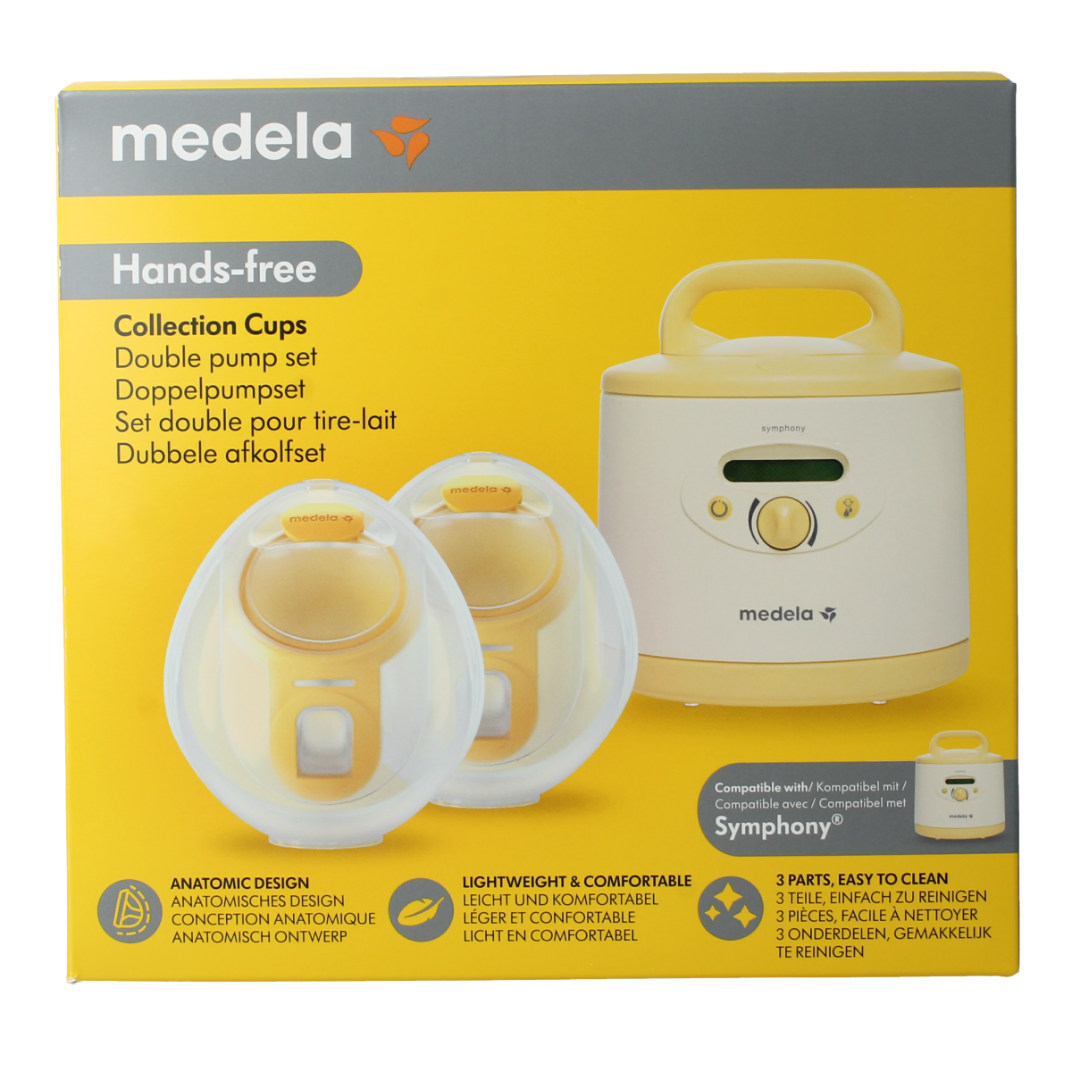 Medela Handsfree collection cups Symphony maat M 1.00 Stuks