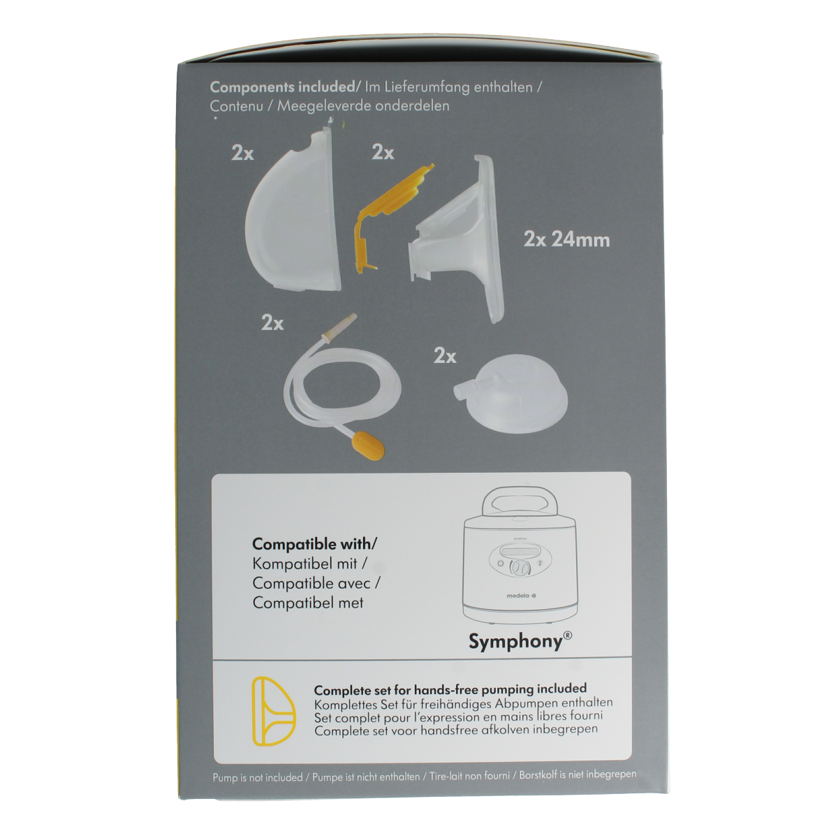 Medela Handsfree collection cups Symphony maat M 1.00 Stuks