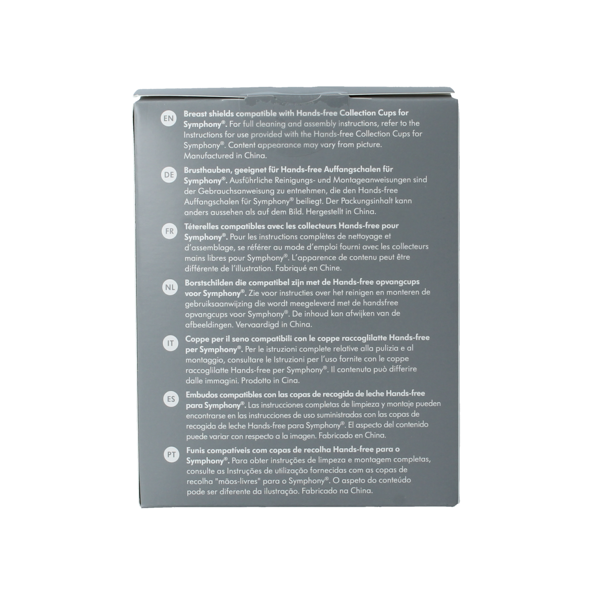 Medela Handsfree borstschild Symphony 24mm 1.00 Stuks