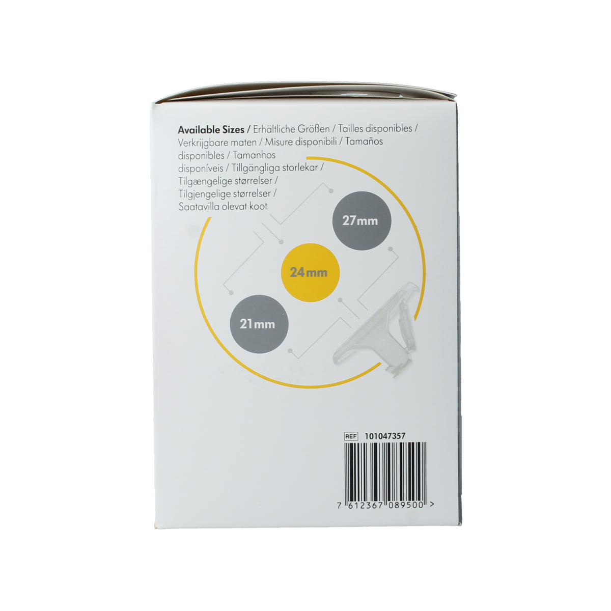 Medela Handsfree borstschild Symphony 24mm 1.00 Stuks