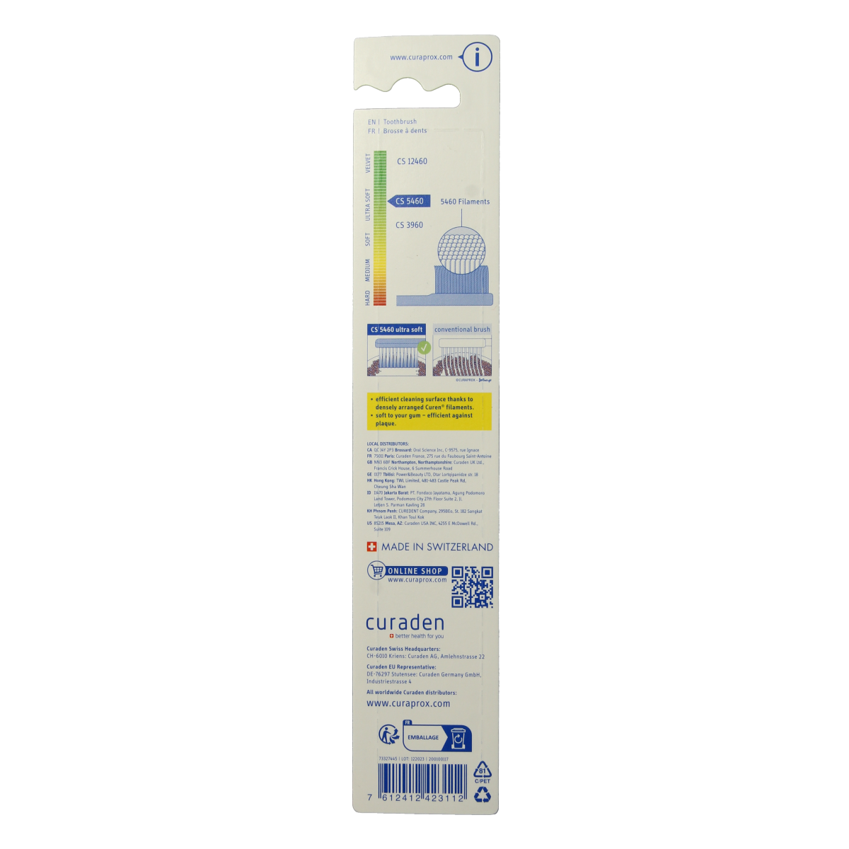 Curaprox Tandenborstel CS 5460 ultra soft 1.00 Stuks