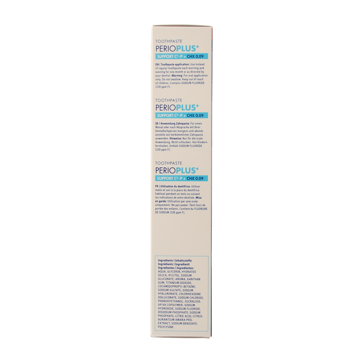 Curaprox Perio plus+ support CHX 0.09 tandpasta 75.00 Milliliter