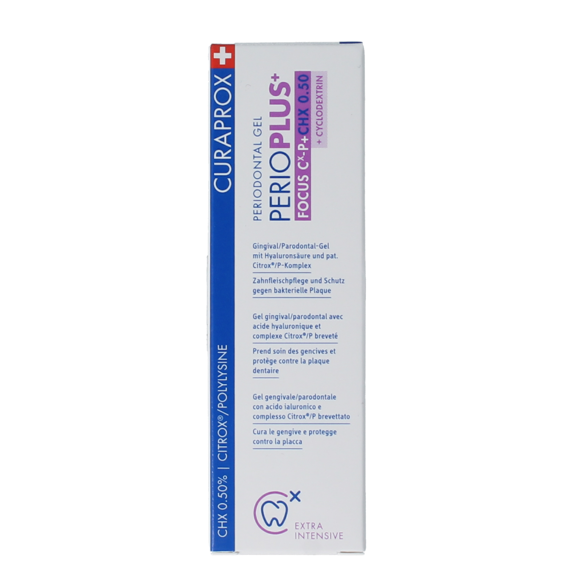 Curaprox Perio plus+ focus gel CHX 0.50 10.00 Milliliter
