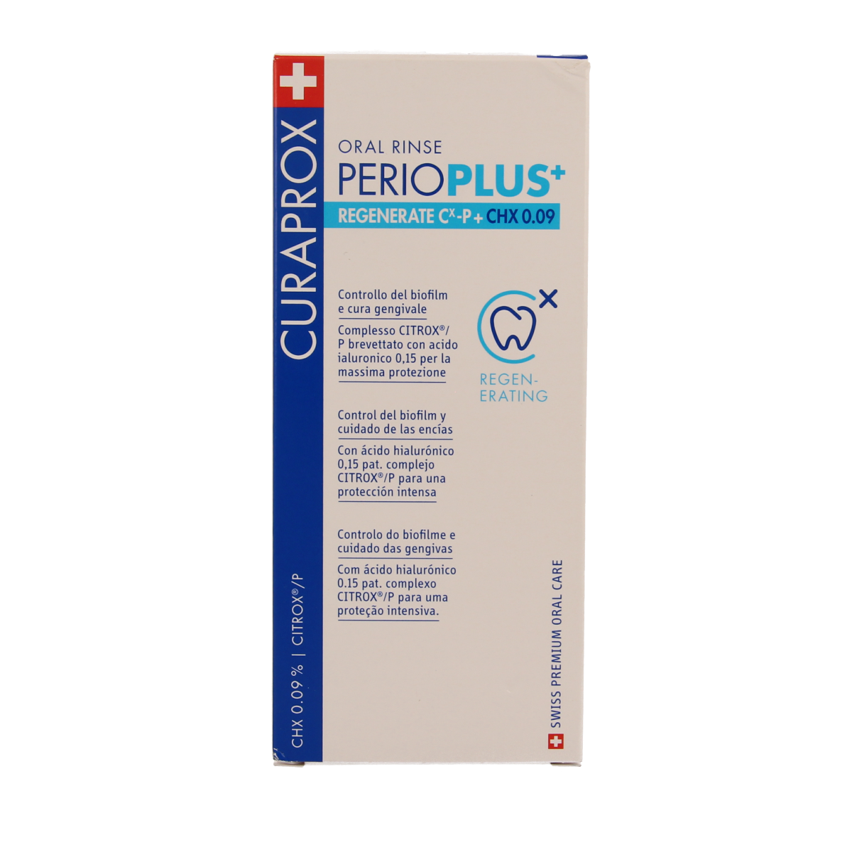 Curaprox Perio plus+ regenerate CHX 0.09 mondspoeling 200.00 Milliliter