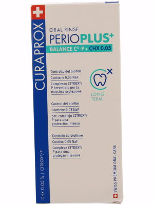 Curaprox Perio plus+ balance CHX 0.05 mondspoeling 200 Milliliter