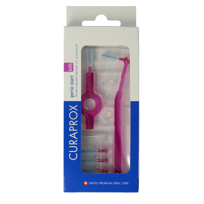 Curaprox CPS 406 perio rager start set 5 Stuks