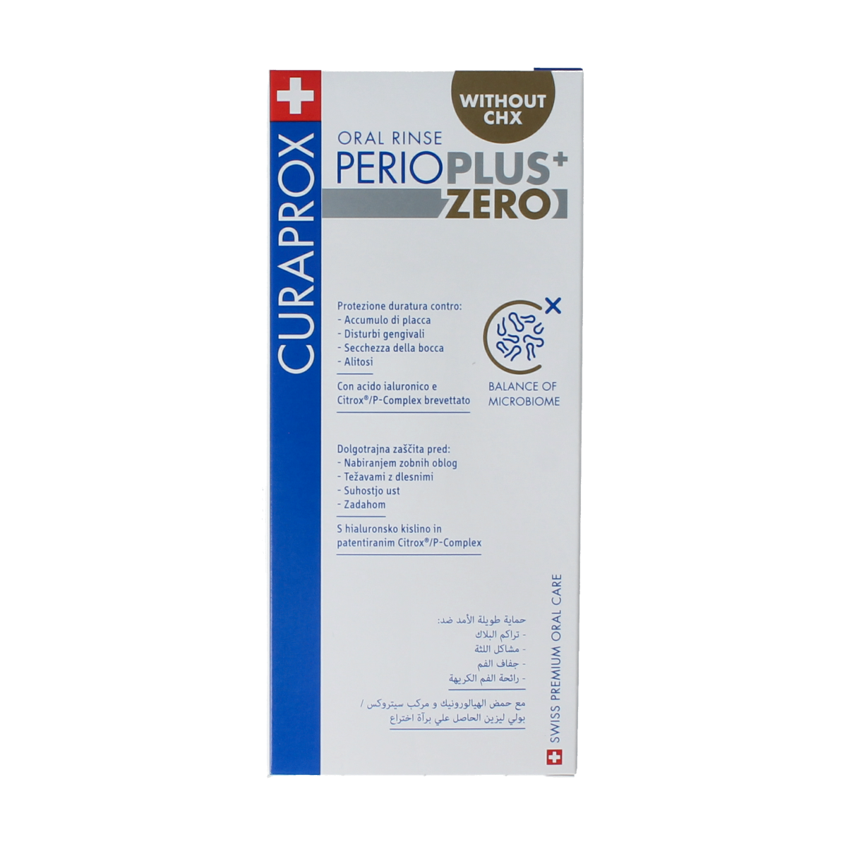 Curaprox Perio plus+ zero CHX 0.00 mondspoeling 200.00 Milliliter